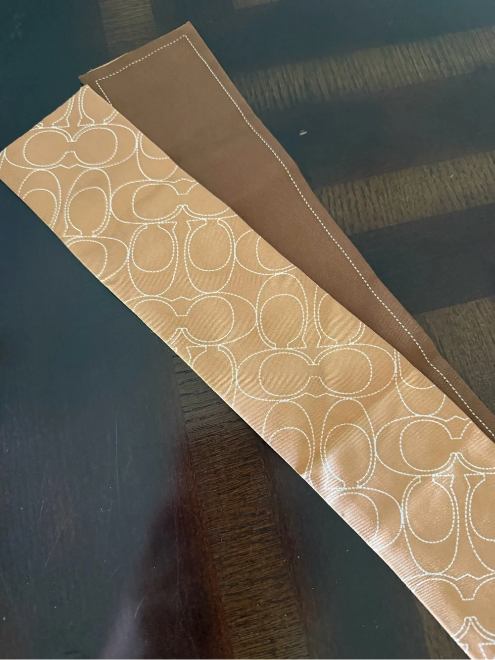 Coach silk scarf